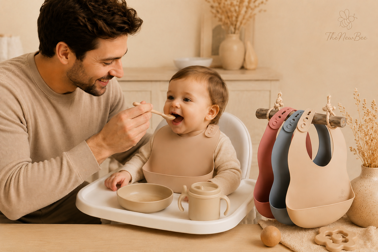 TheNewBee™ Silicone Baby Bib