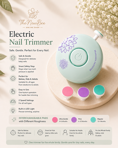 TheNewBee™ Gentle Electric Nail Trimmer